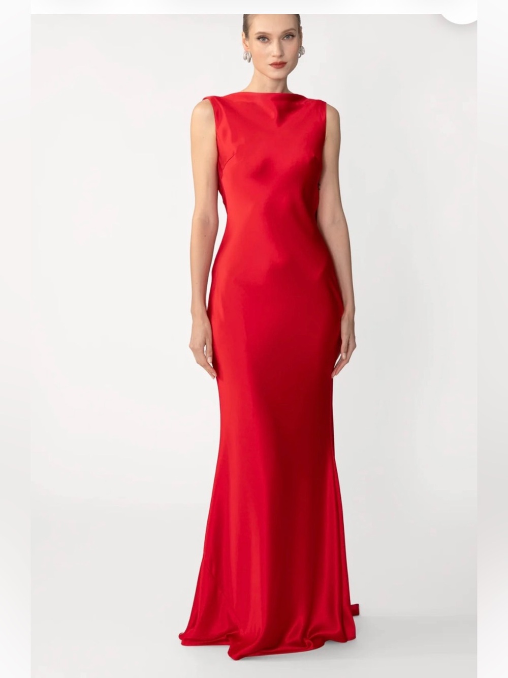 SAU LEE CALLIE SATIN GOWN